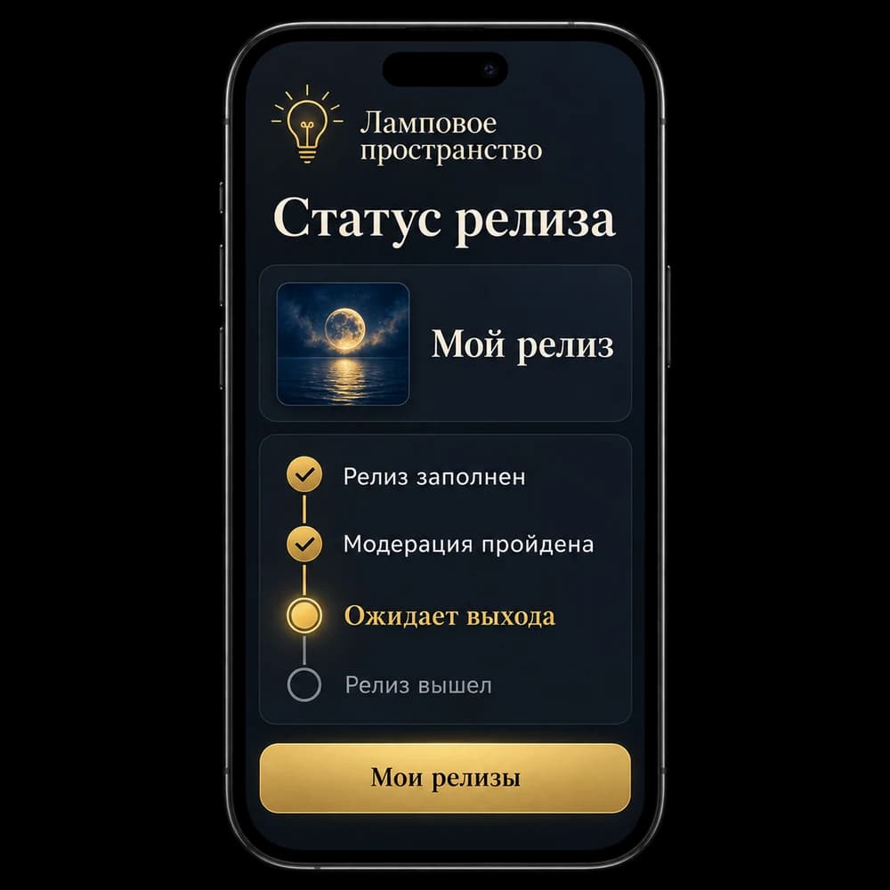 Экран статуса релиза