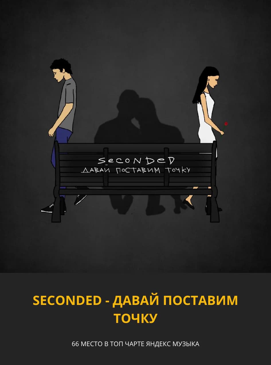 Кейс SECONDED — 66 место в топ-чарте Яндекс Музыки